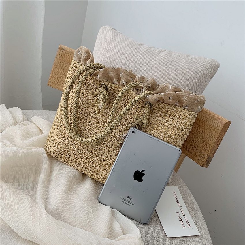 Louisa - Sac de transport tissé élégant pour la femme moderne