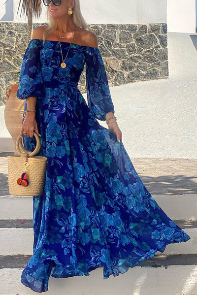 Calista™ | Robe Épaules Dénudées Fleurie