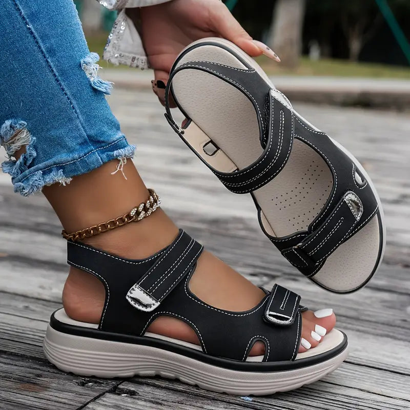 Alia™ - Sandales à Talons Compensés Confortables avec Bride de Cheville