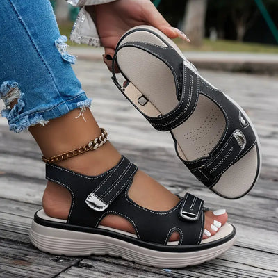 Alia™ - Sandales à Talons Compensés Confortables avec Bride de Cheville