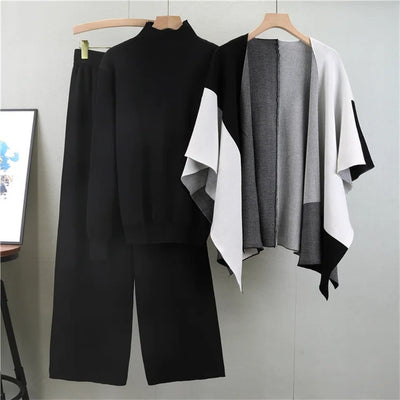 Ava™ - Ensemble tricot élégant en trois pièces