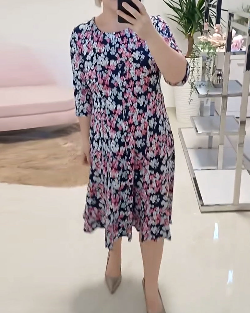 Robe Décontractée Imprimé Fleuri