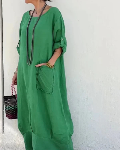 COROIA - ROBE BOHO EN COTON ET LIN