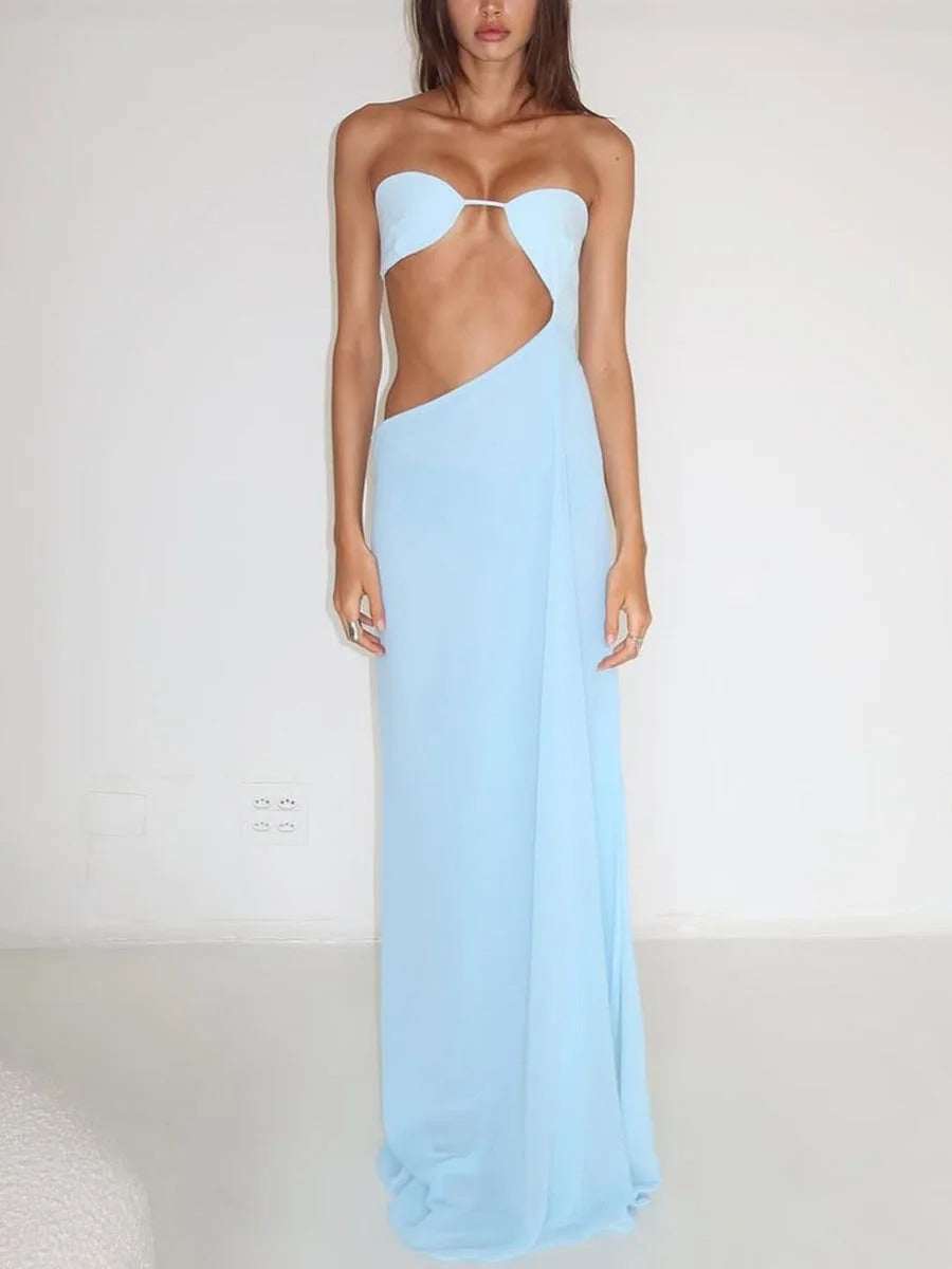 Robe de soirée sexy dos nu