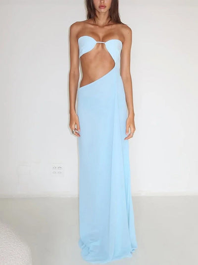 Robe de soirée sexy dos nu