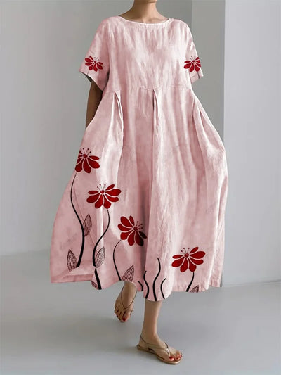 SABRINA | Robe Longue Florale avec Élégance Naturelle et Confort Maximum pour Chaque Moment Informel