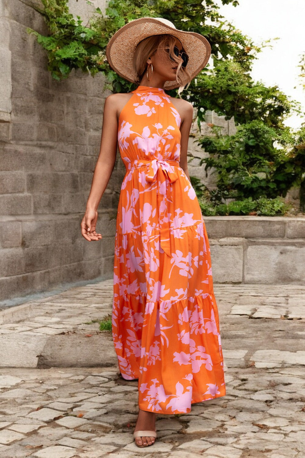 Solène | Robe d'été Dos nu pour femme | Maxi