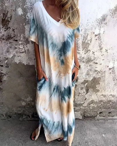 BAYLA - ROBE BOHO TIE DYE