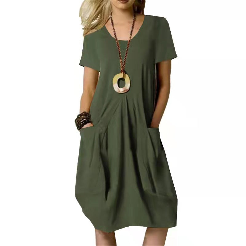 Anjie | Robe d'été Simple pour femme | Mini