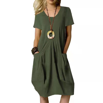 Anjie | Robe d'été Simple pour femme | Mini