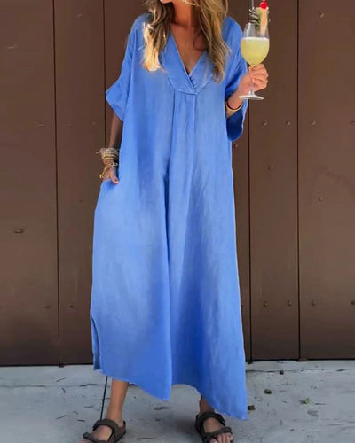 Morgane - Robe décontractée en coton