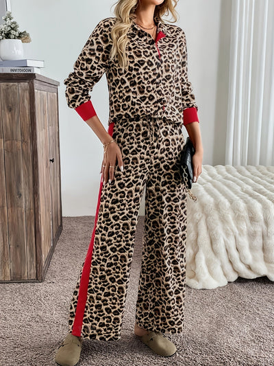 Livia – Ensemble fluide imprimé léopard chic et confortable