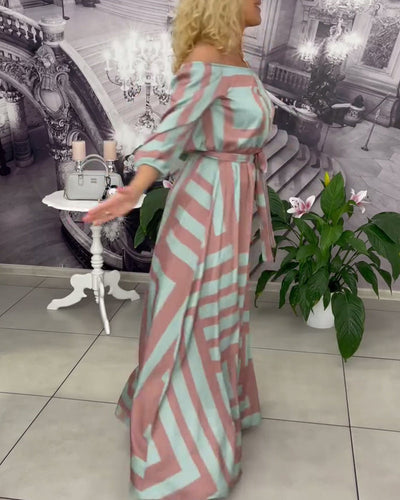 Kleid Modisch und Elegant Bedruckt