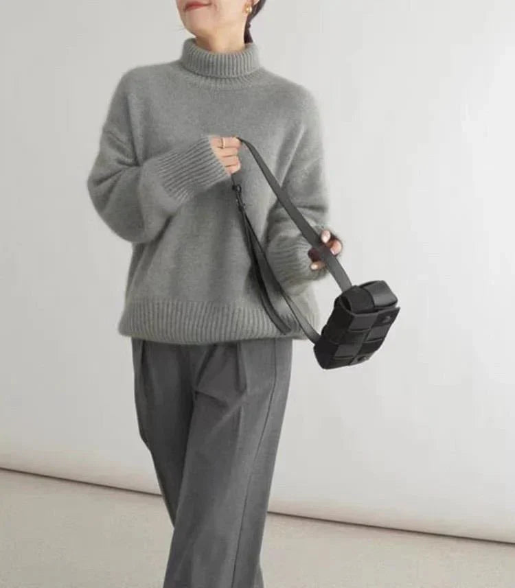 Juliette™ | PULL COL ROULE CASHMERE