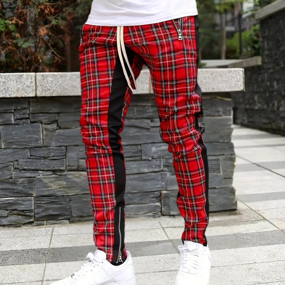 ALOIS - Pantalon à carreaux élégant pour l'homme moderne