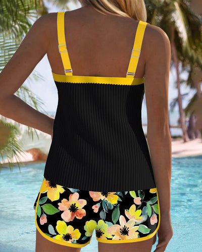 Sandra | Ensemble Tankini Élégant Deux Pièces
