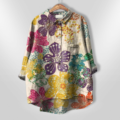 VIRGINIA | Chemise florale artisanale