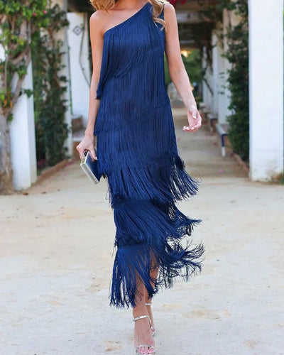 Lauren | Elegante e Raffinato Vestito con Frange