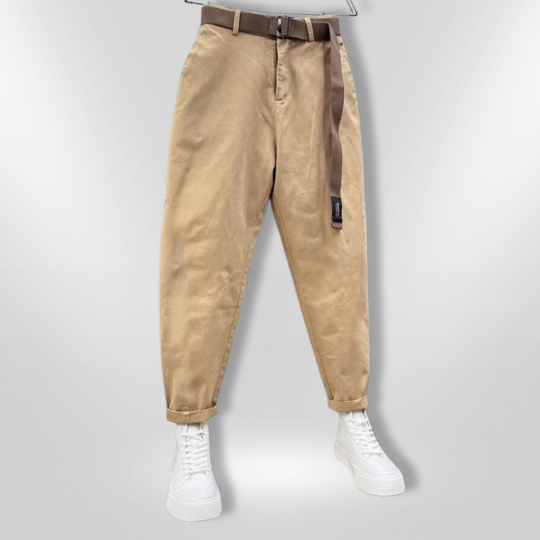 RIMO | Pantalon Décontracté avec Ceinture