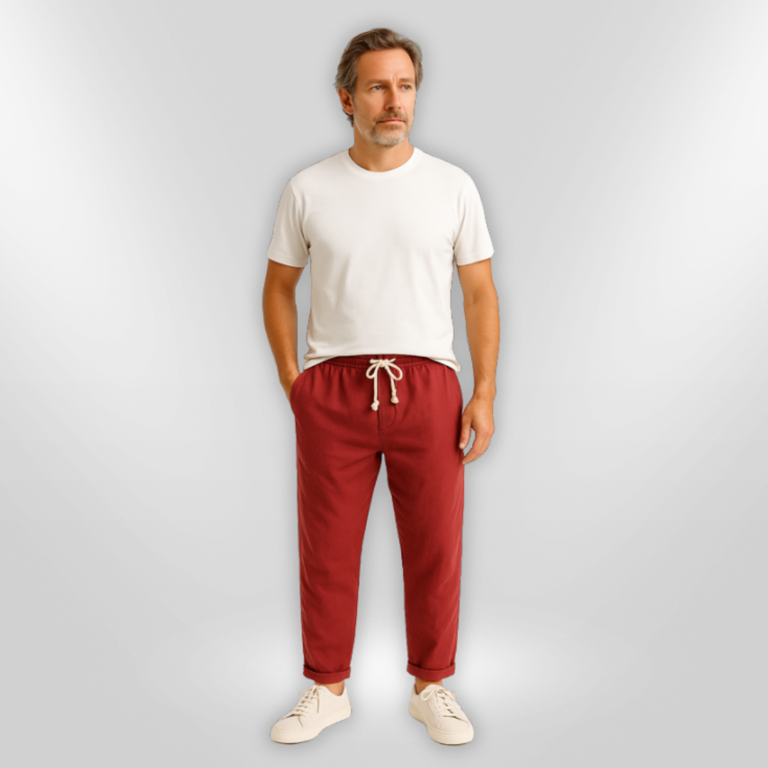 MASSIMO | Pantalon en lin