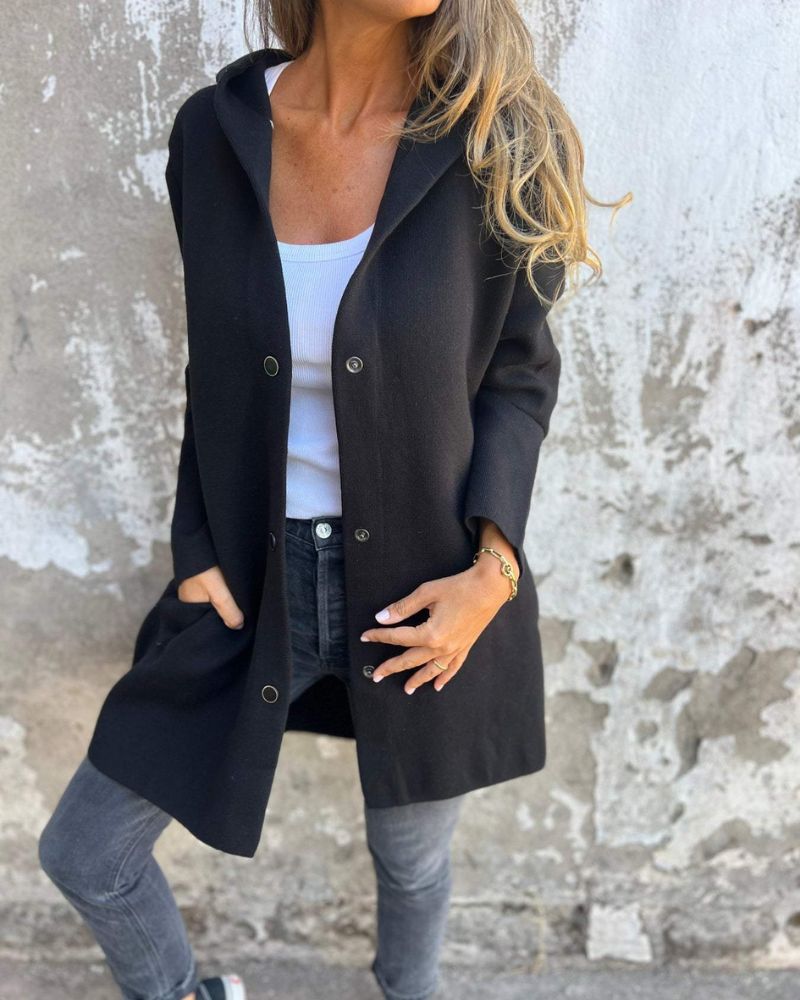 NORA - VESTE À CAPUCHE DÉCONTRACTÉE