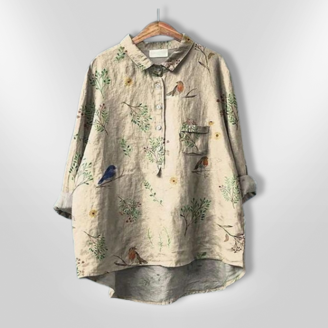 LILA | Chemisier à imprimé floral