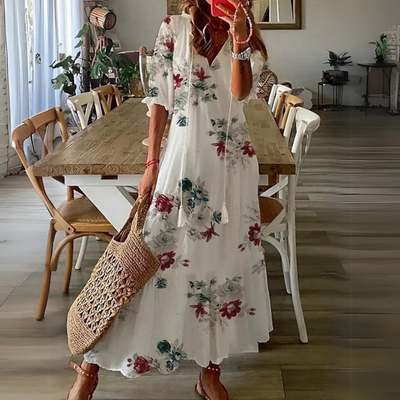 Éléanor - Maxi-Robe Fleurie Pour Les Événements De L'Été