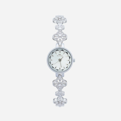 Elara™ | Montre Élégante à Finition Dorée et Design Ludique