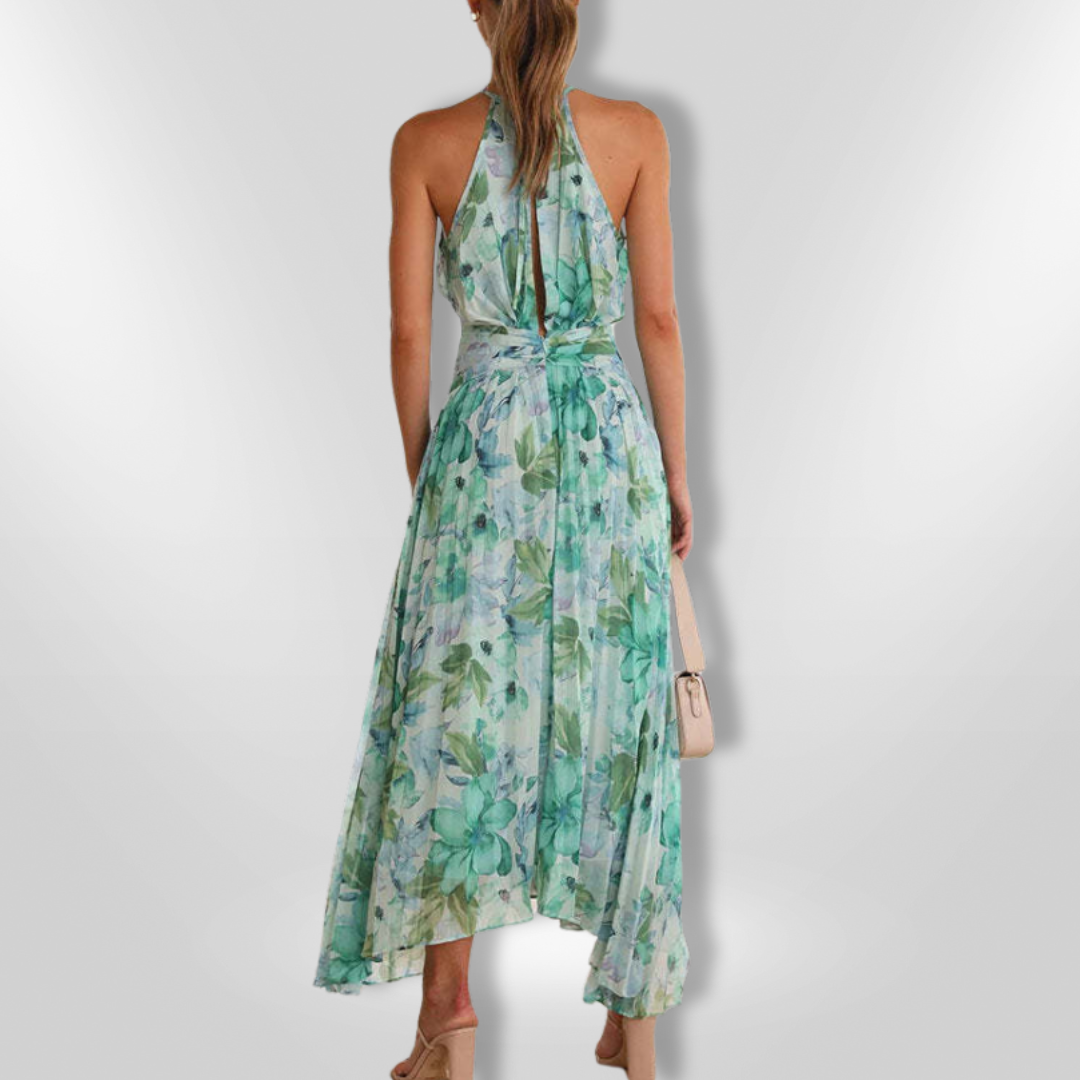 FORECAST | Robe mi-longue avec fleurs