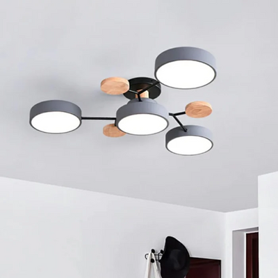 Clio - Lampe Plafond LED Ronde Moderne