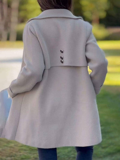 Manteau Classique à Boutons | Élégance Intemporelle | Coupe Droite