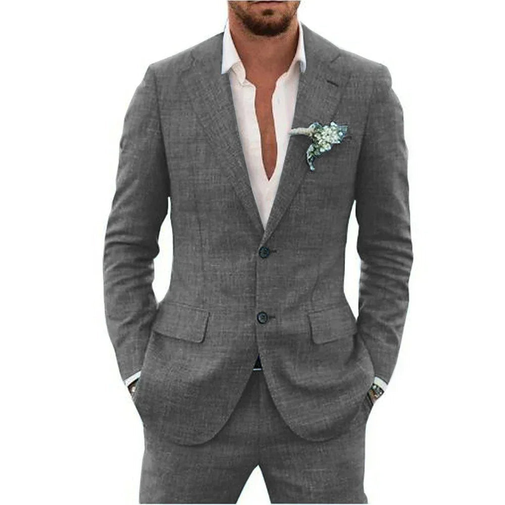 Declan - Costume en lin pour hommes