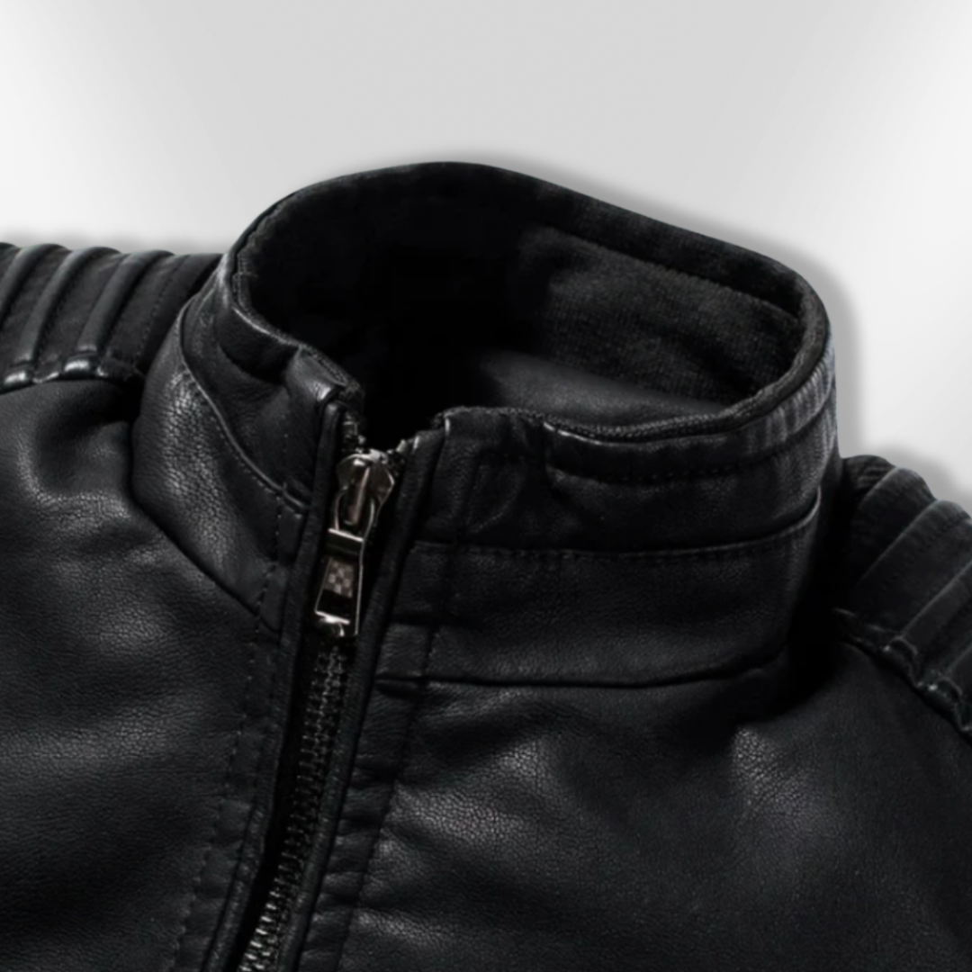 BERNULF | Veste en cuir vintage