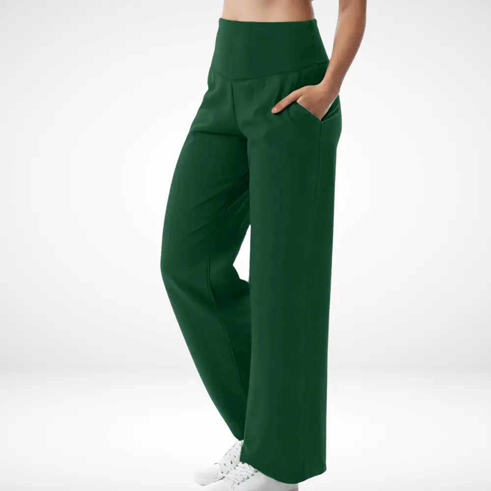 Pantalon évasé taille haute fluide pour Femme – Fayie