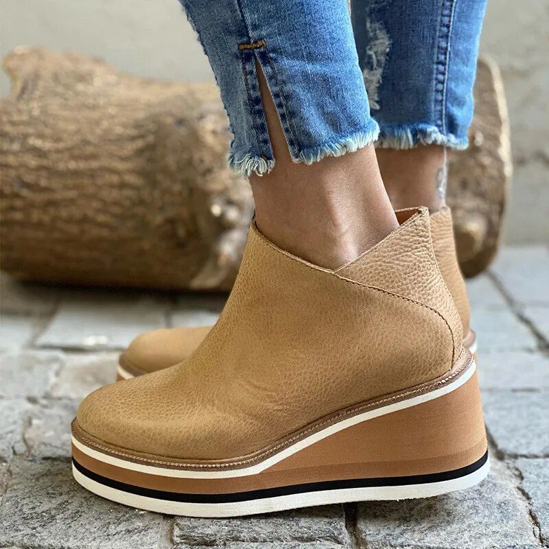 Sophie | Bottes Confortables Et Élégantes Pour Femme | Compensées