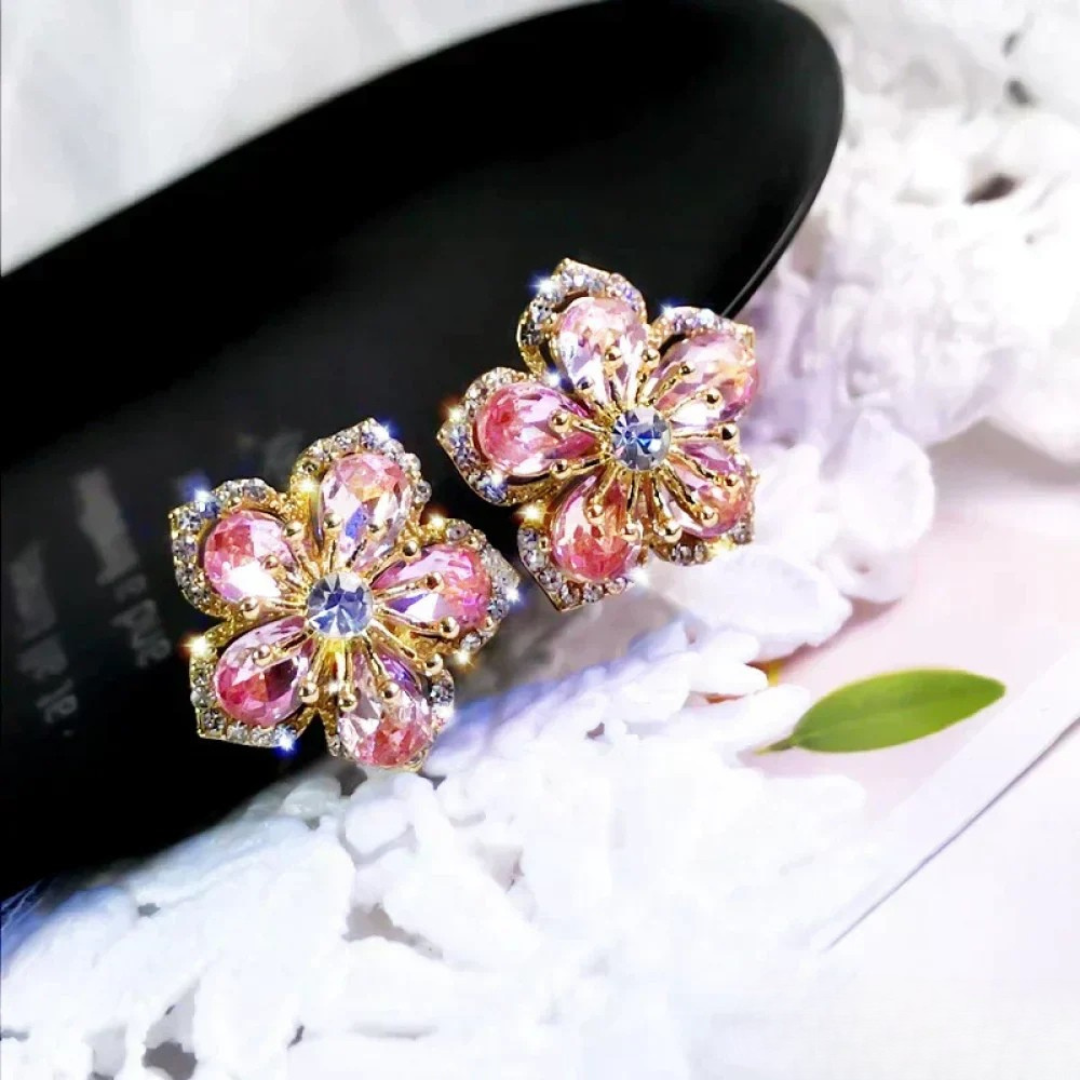 Naëlle™ | Boucles zircon multicolores