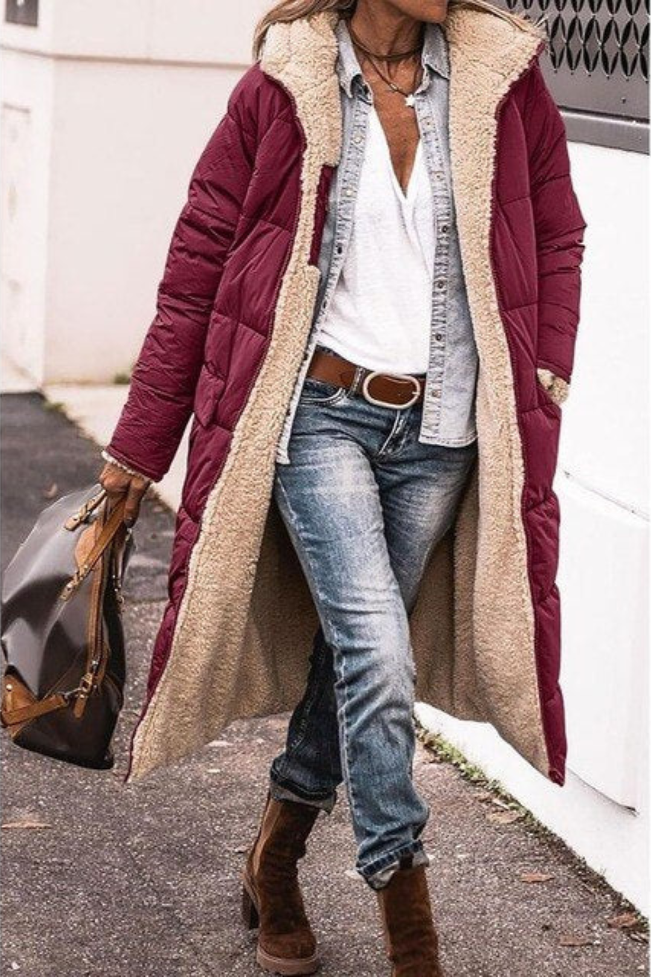 Angelika™ - Manteau réversible élégant pour femmes