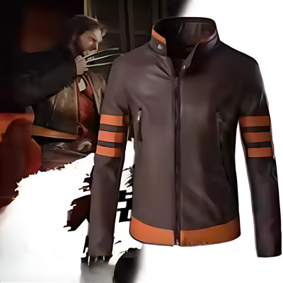 WOLVERINE | Veste en Cuir Marron