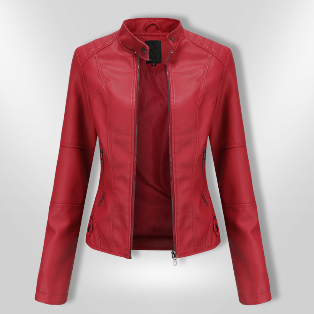 JULIE | Veste en cuir élégante