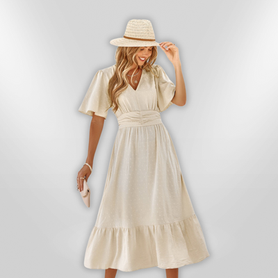 RENATA | robe à col en v