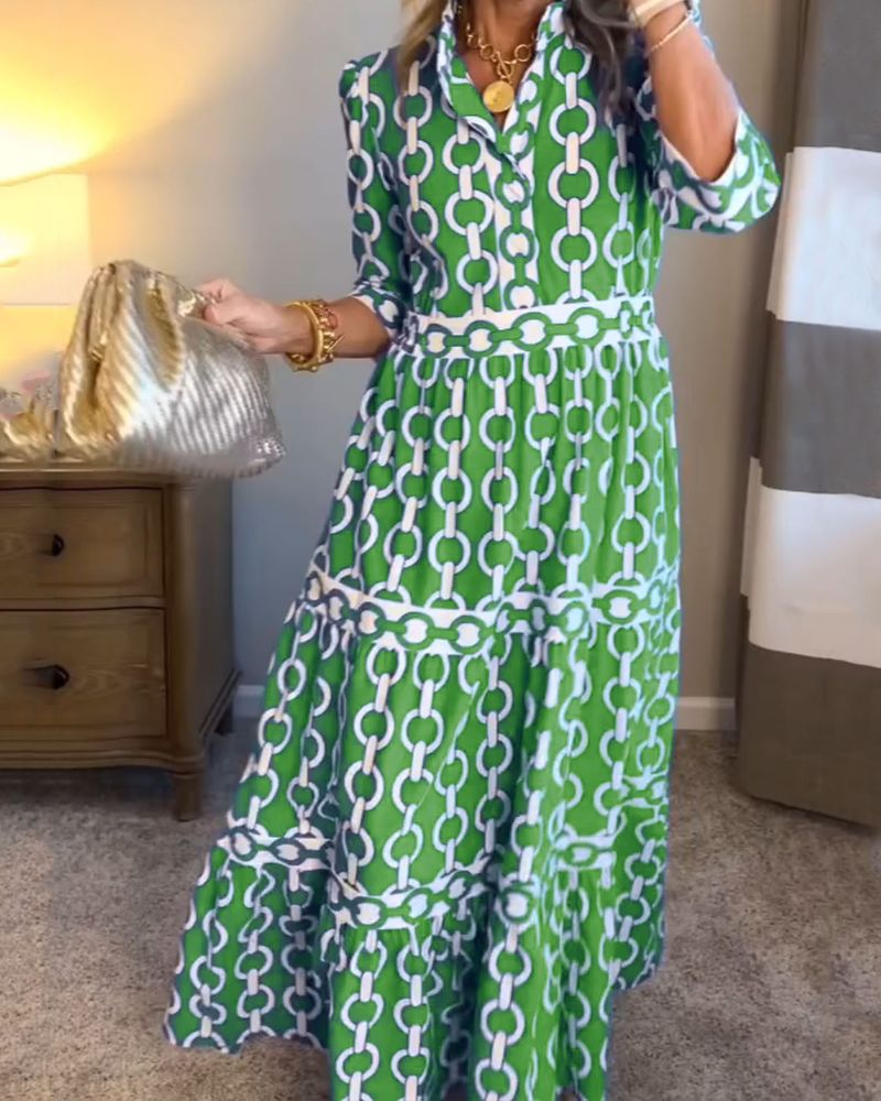NAELIA - ROBE IMPRIMÉE BOHO