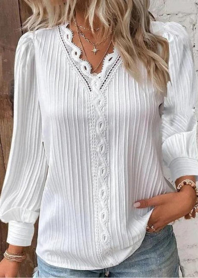 Luna™ | Élégante blouse à pintucks