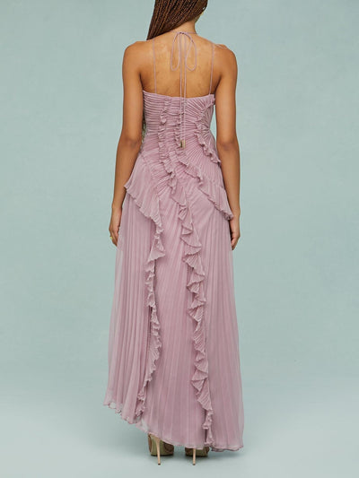 Robe longue Océan Pink