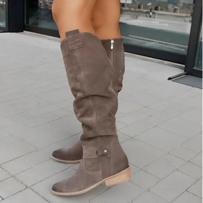 Selena | Bottes Hautes en Daim