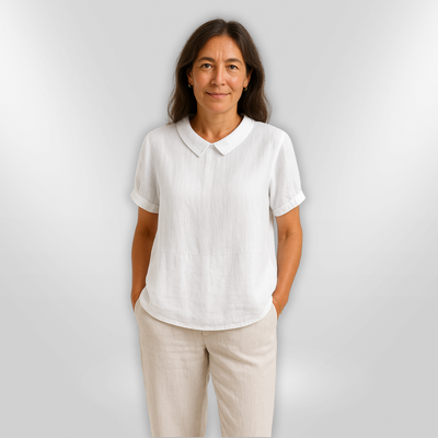 MABEL | Blouse à Col Classique