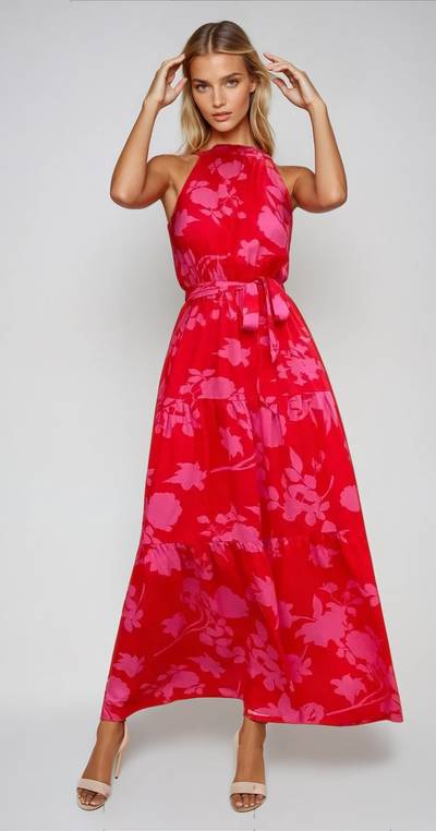 Solène | Robe d'été Dos nu pour femme | Maxi