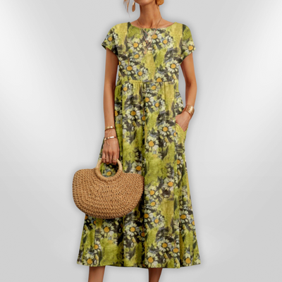 MARGOT | Robe Midi Fleurie