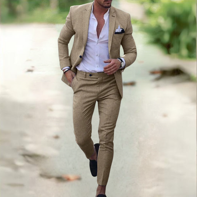 Viktor | Ensemble costume en lin pour un style raffiné