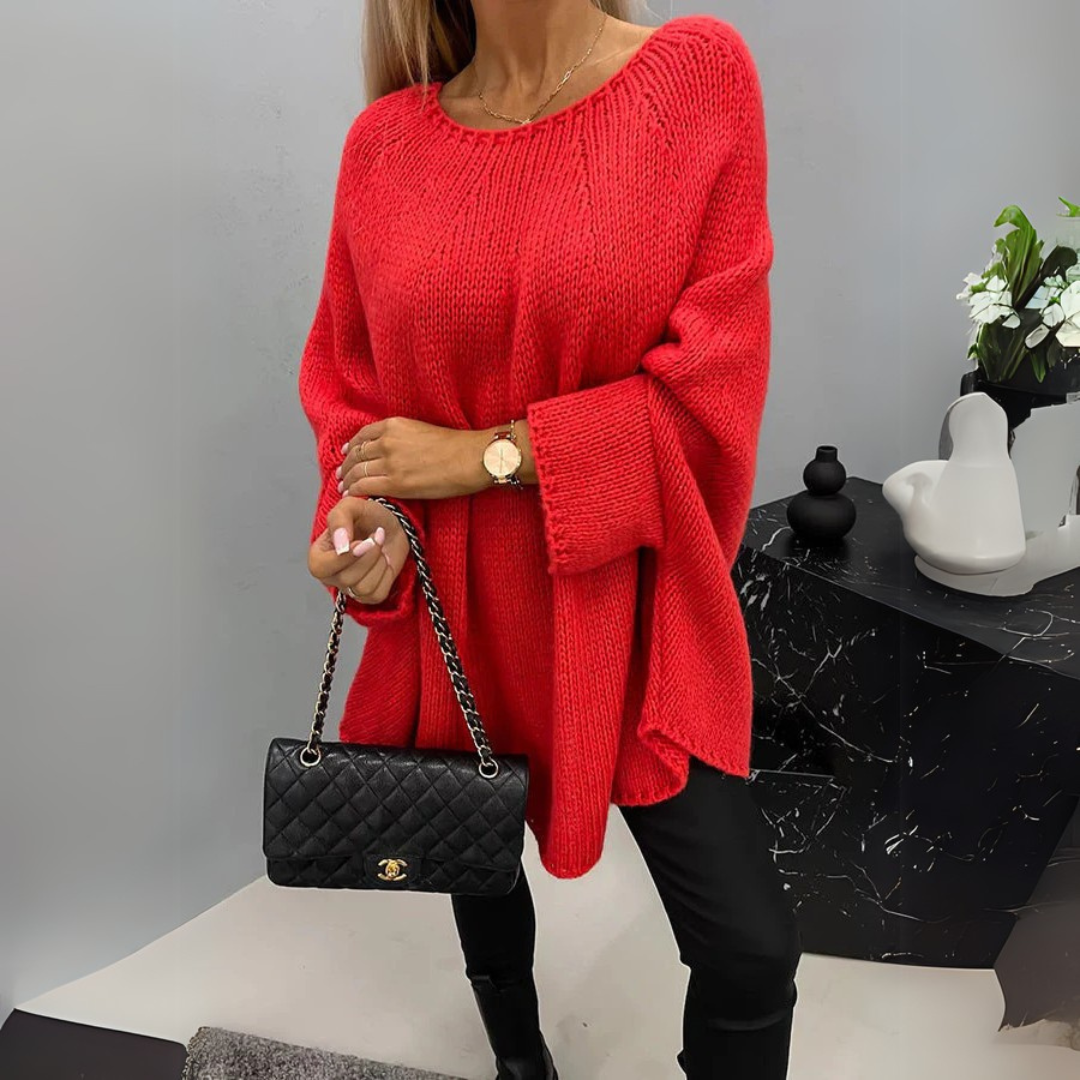 Isabelle | Pull élégant pour femme avec col rond