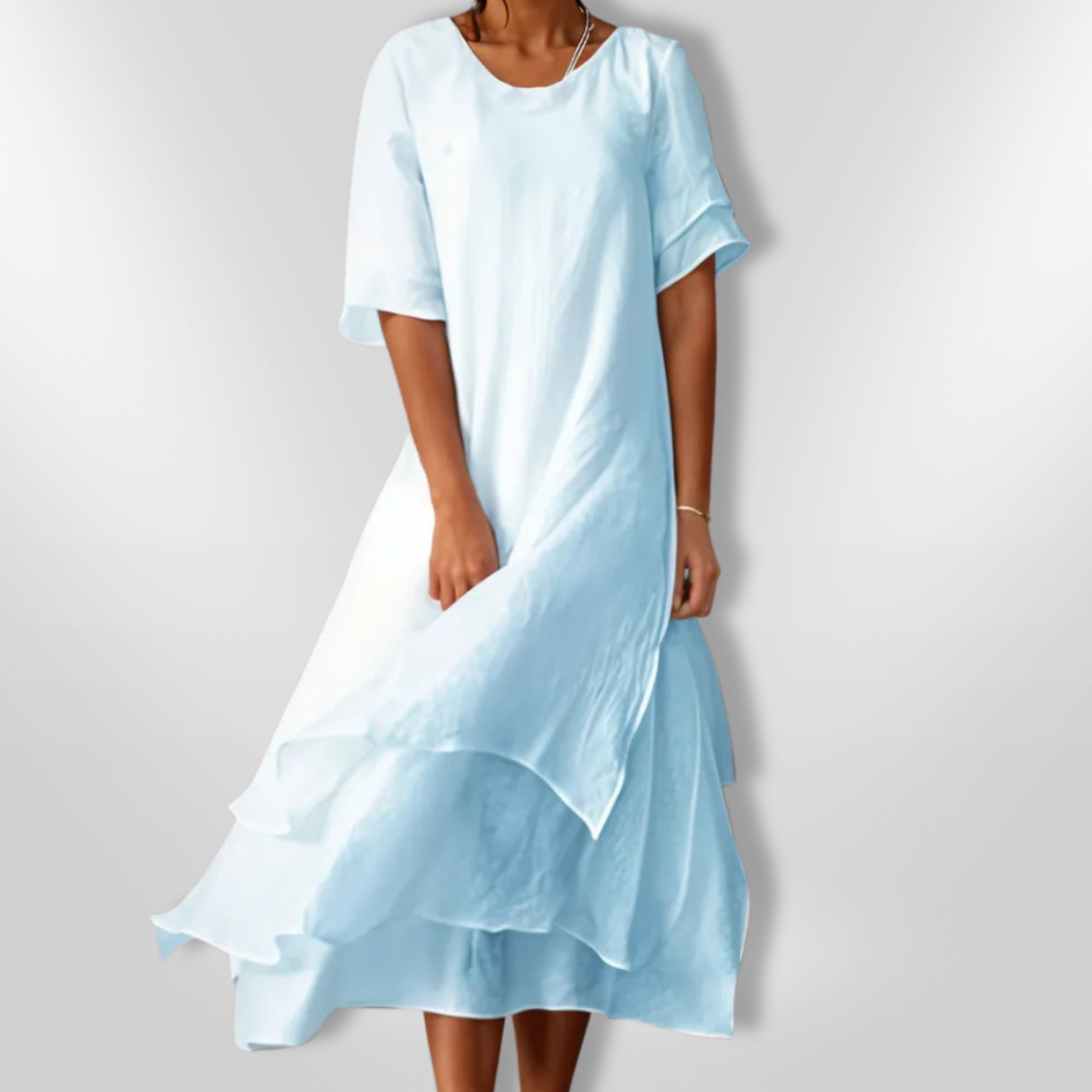 ELOISE | Robe longue élégante en coton